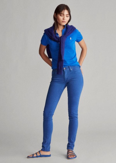 Jeans Polo Ralph Lauren Mujer Azules - Tompkins Stretch Skinny - UCFWZ8025